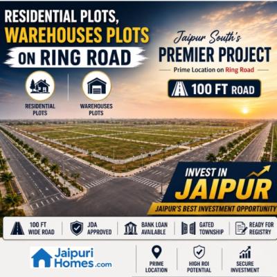 Plots for Sale on Ring Road Jaipur | 50 Sq. Mtr to 2500 Sq. Mtr | Contact - 8078608294